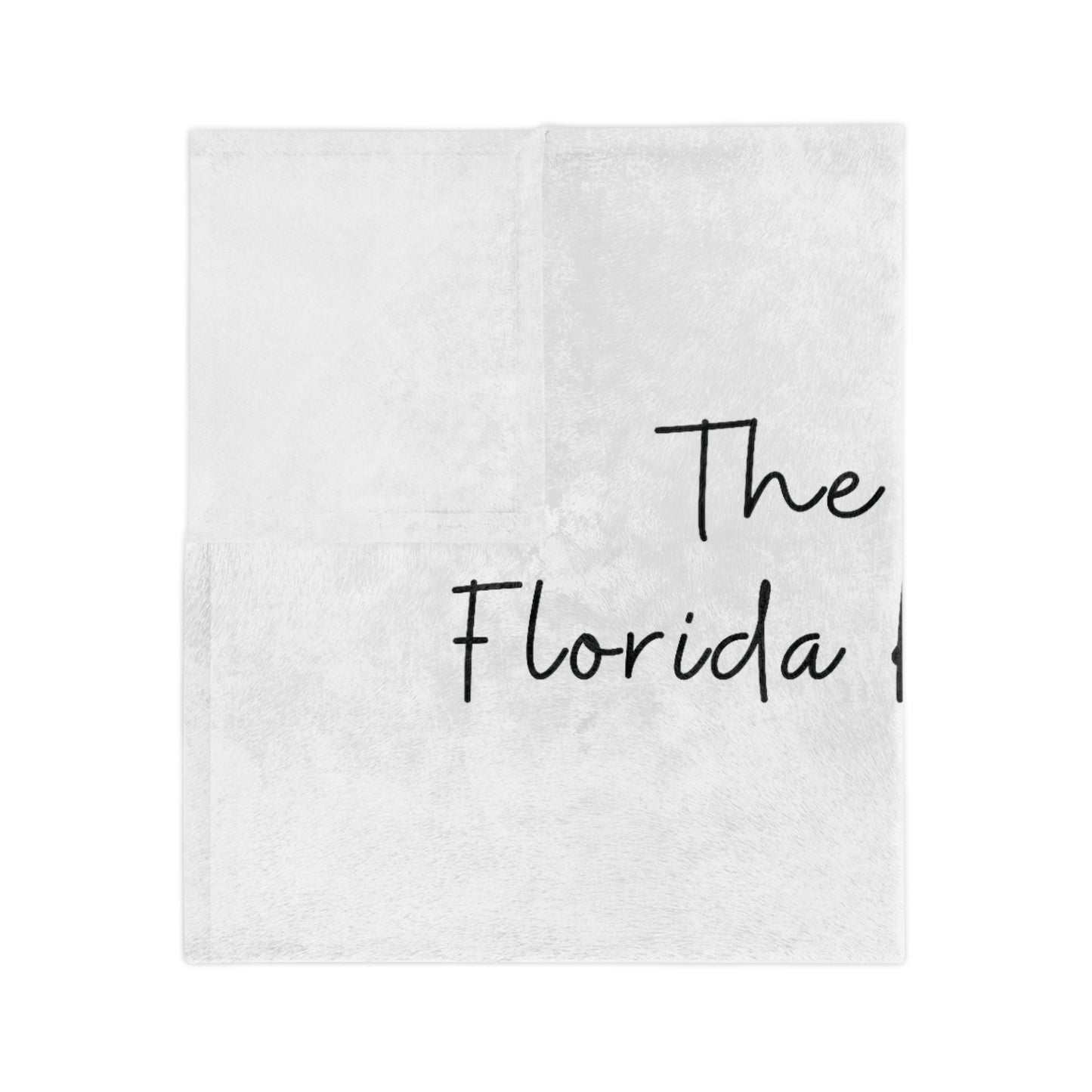 Florida Keys Plush Blanket - Vintage map design