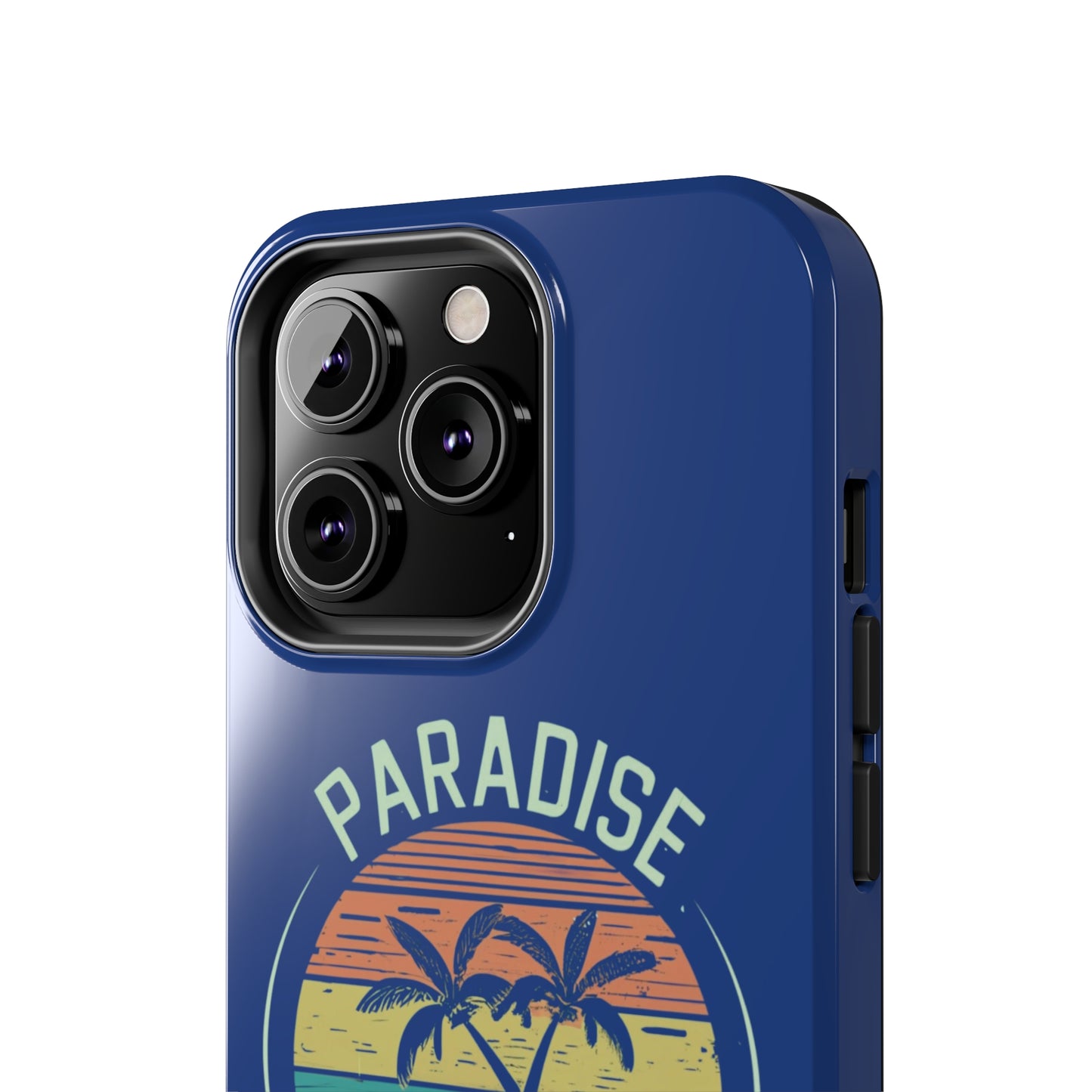 Vintage Paradise without a Passport - phone case - blue