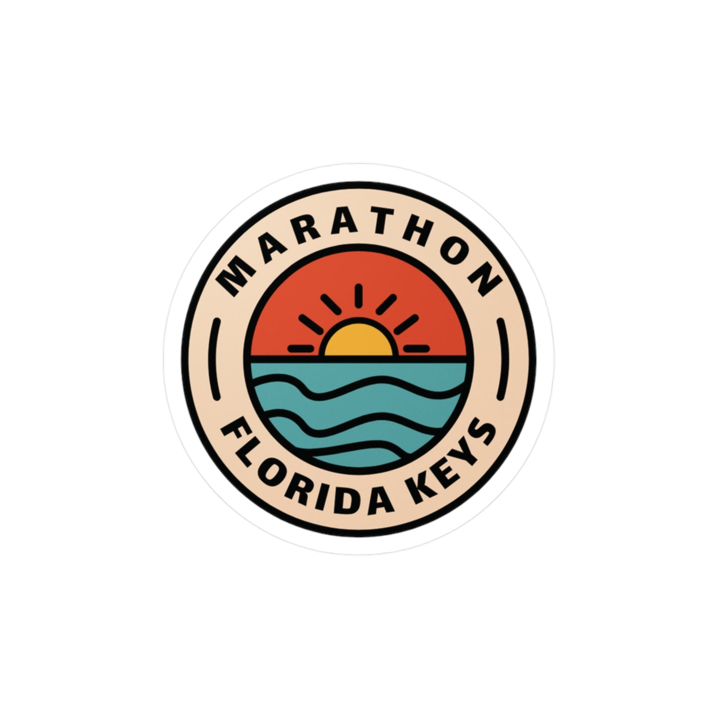 Marathon Florida Bumper Sticker