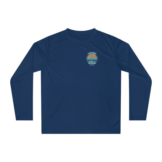 Paradise without a passport - Florida keys -  UV long sleeve shirt - long sleeve fishing shirt - UV shirt - florida fishing shirt