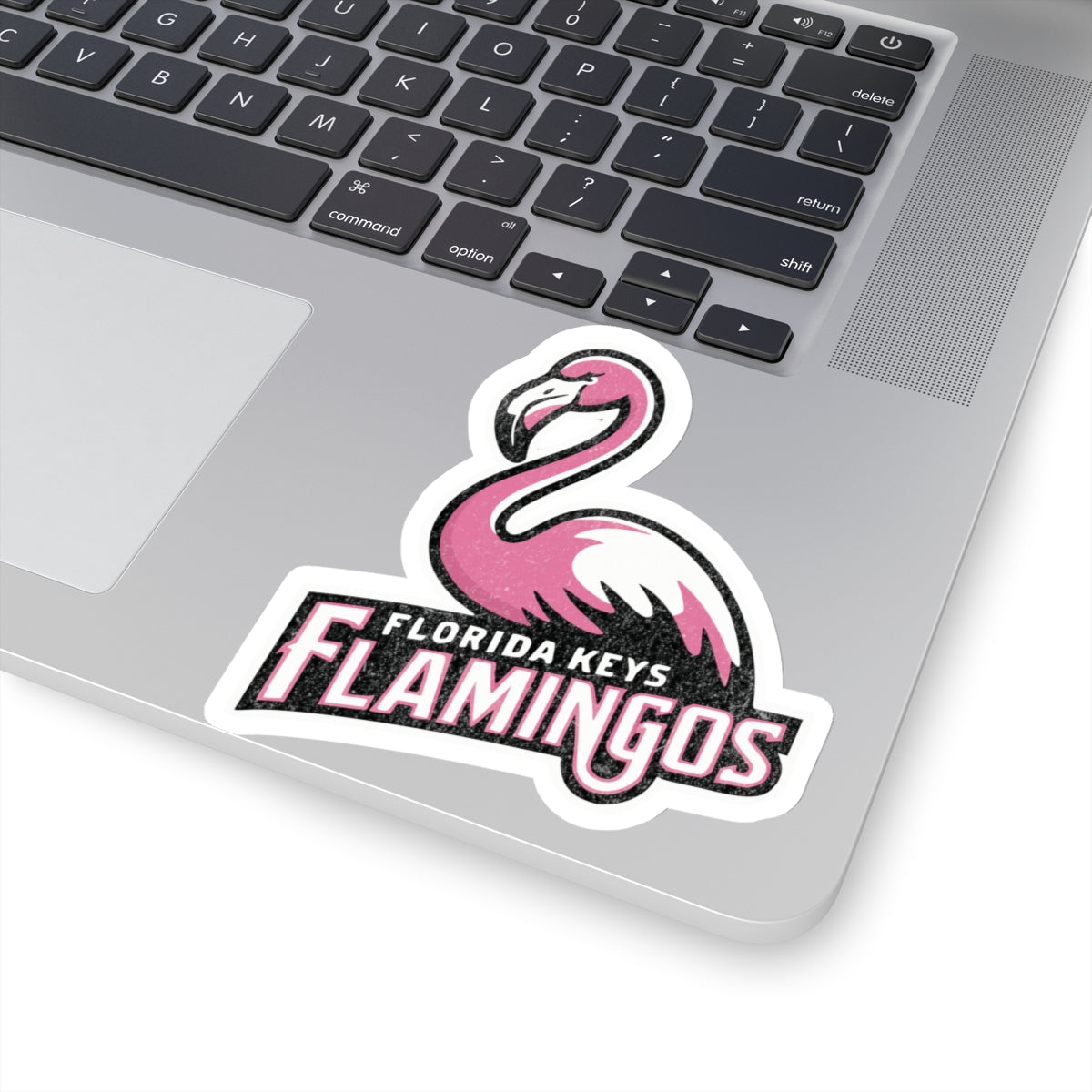 Florida Keys Flamingos Kiss Cut Stickers