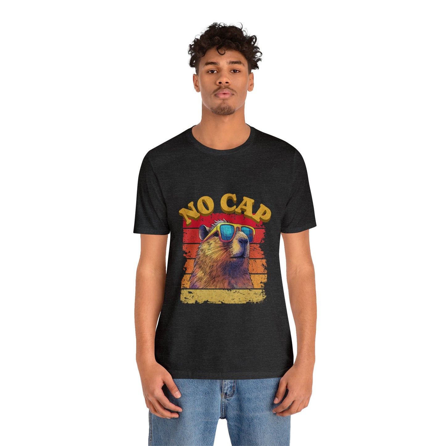 "no cap" capybara tshirt - funny capybara tee - funny tshirt