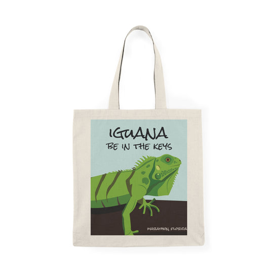 Iguana be in the keys - florida keys tote bag