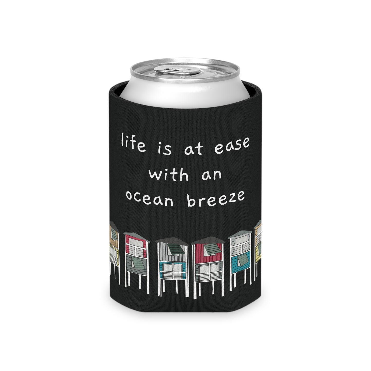 OB sunshine coozies - Florida Keys Coozie - black