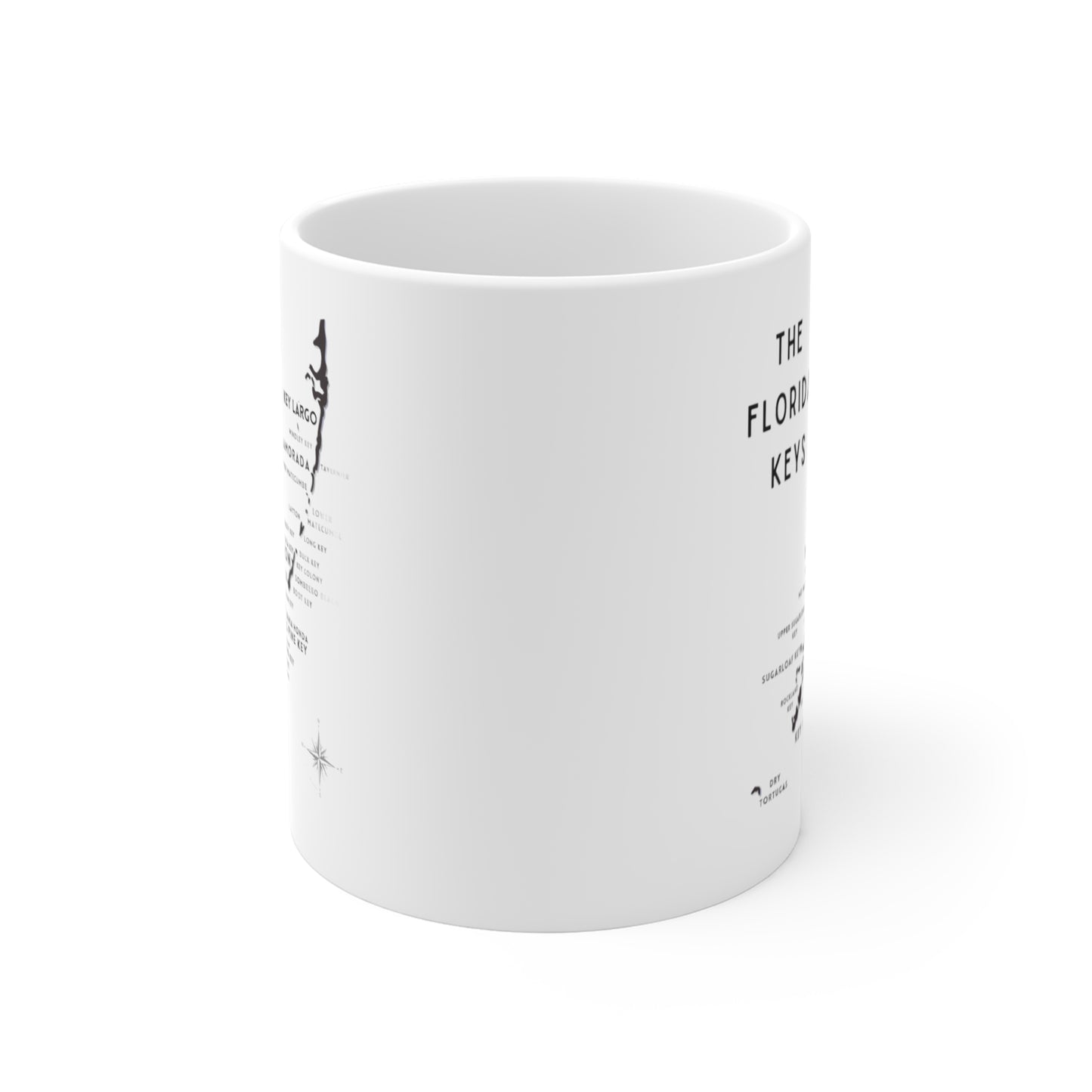 Florida Keys Map - coffee mug