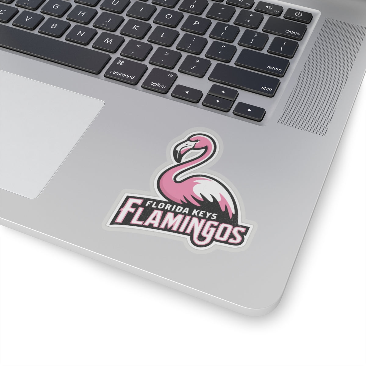 Florida Keys Flamingos Kiss Cut Stickers