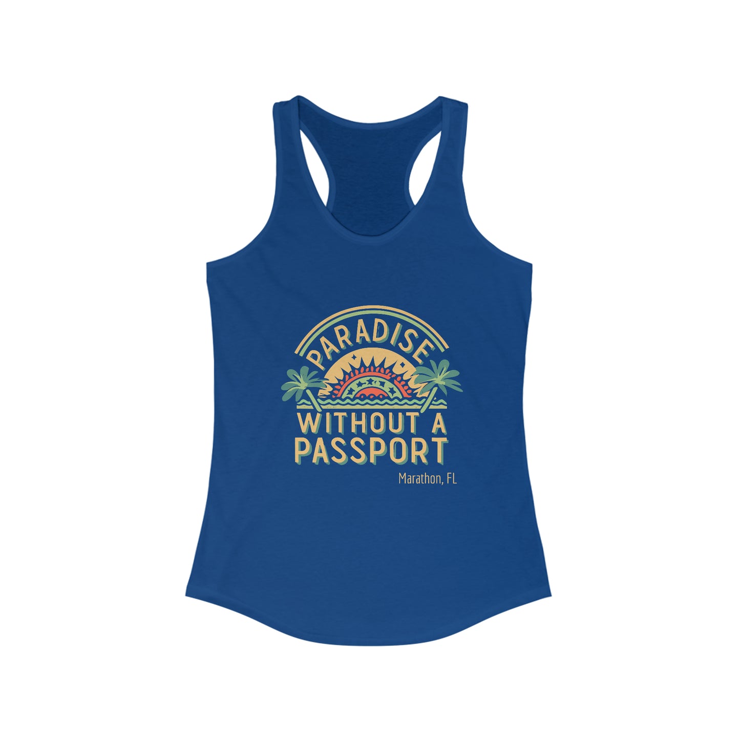 Paradise without a passport - women's tank