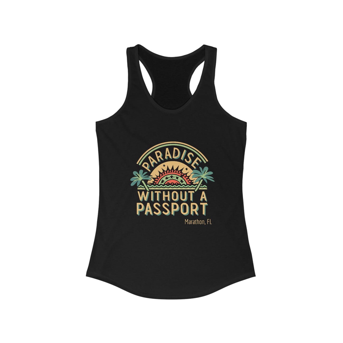 Paradise without a passport - women's tank